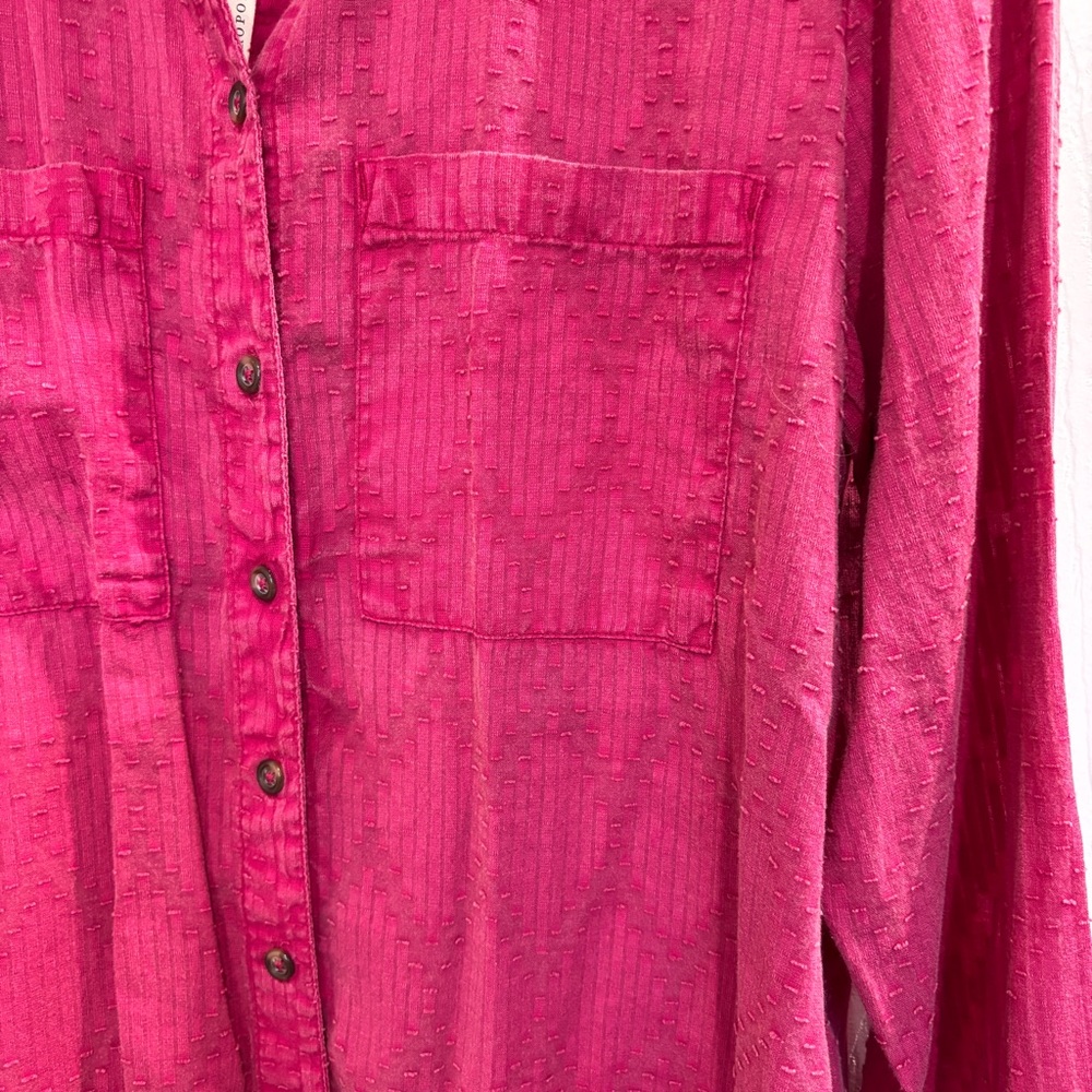 Maeve pink button down - Picture 2 of 6